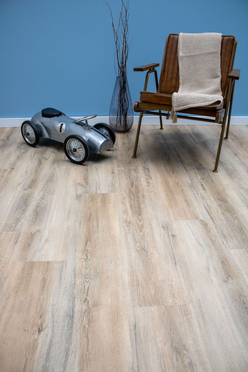 XL-Floors Living Collection Double Smoked Oak Elba - Duurzame, waterdichte PVC click vloer verkrijgbaar bij XL Woonwinkel, ideaal voor elke ruimte, met slijtvaste laag en brandveiligheidsclassificatie.